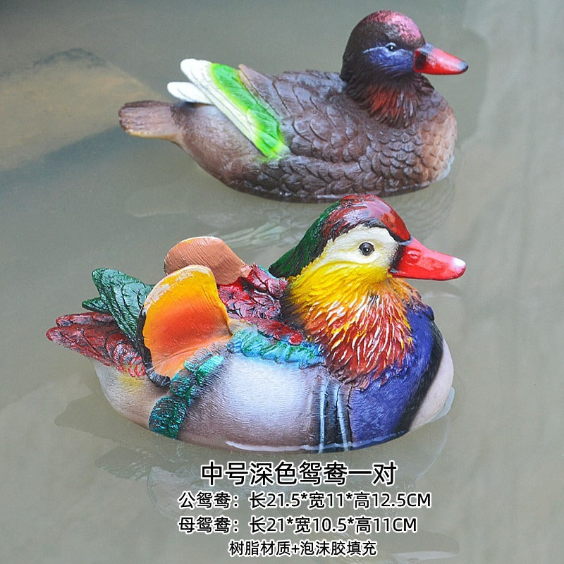 Floating Mandarin Duck Pond Decoration