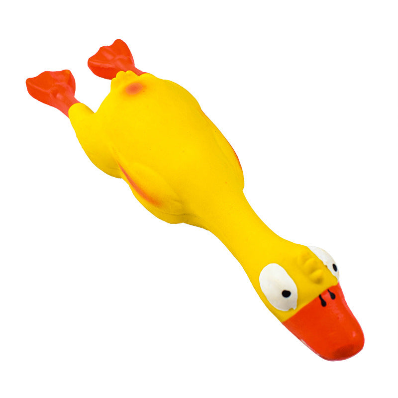 Latex Squeaky Duck Dog Toy
