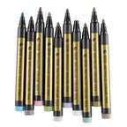 10-Piece: Metallic Paint Marker Pen Permanent