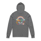 MAMA Rainbows and Butterflies - Long Sleeve Hoodie Tee