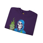 Green Flame Hoodie - Crewneck Sweatshirt
