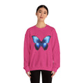 Butterfly Sweatshirt - Blue Neon Design