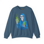 Green Flame Hoodie - Crewneck Sweatshirt