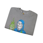 Green Flame Hoodie - Crewneck Sweatshirt