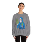 Green Flame Hoodie - Crewneck Sweatshirt