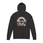 MAMA Rainbows and Butterflies - Long Sleeve Hoodie Tee