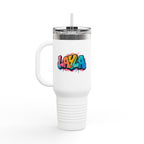 Layla Personalized Graffiti Travel Mug