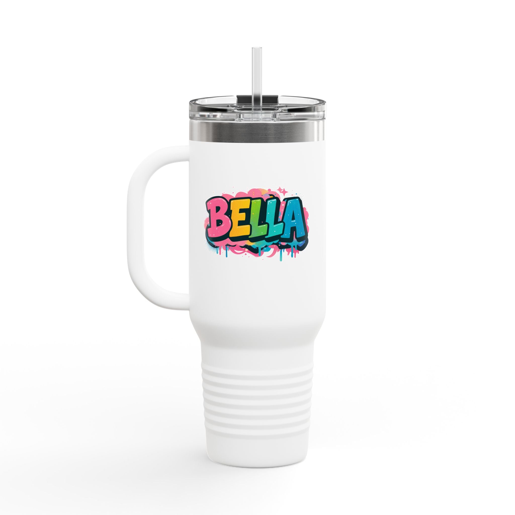 Bella Personalized Graffiti Travel Mug