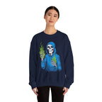 Green Flame Hoodie - Crewneck Sweatshirt