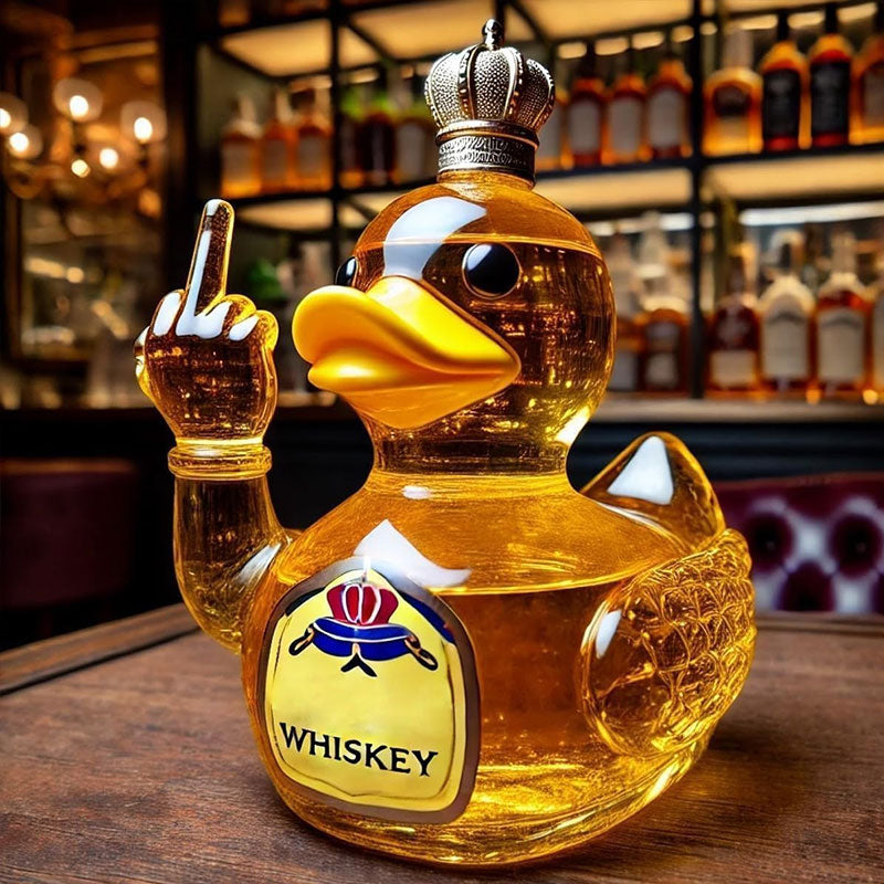 Middle Finger Duck Whiskey Decanter (10oz)