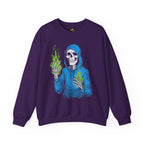 Green Flame Hoodie - Crewneck Sweatshirt