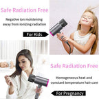 1800W Professional Hair Dryer with Diffuser Ionic Conditioning