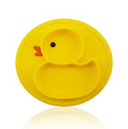 Duck Silicone Suction Baby Plate