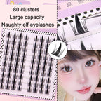 Sunflower Comics Pure Desire Eyelash Simulation Natural Thickening Large Segmented Trilogy False Eyelash Laziness