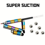 2-Pack: Decompression Magnet Metal Pen