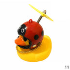 Car Duck with Helmet – Dashboard Rubber Duck