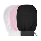 Medium fine sand, viscose fiber, silk like scrub gloves, shower towels, and special scrub mud that does not harm the skin