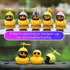 Car Duck with Helmet – Dashboard Rubber Duck
