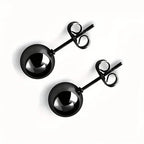 Stainless Steel Hypoallergenic Ball Shaped Stud Earrings