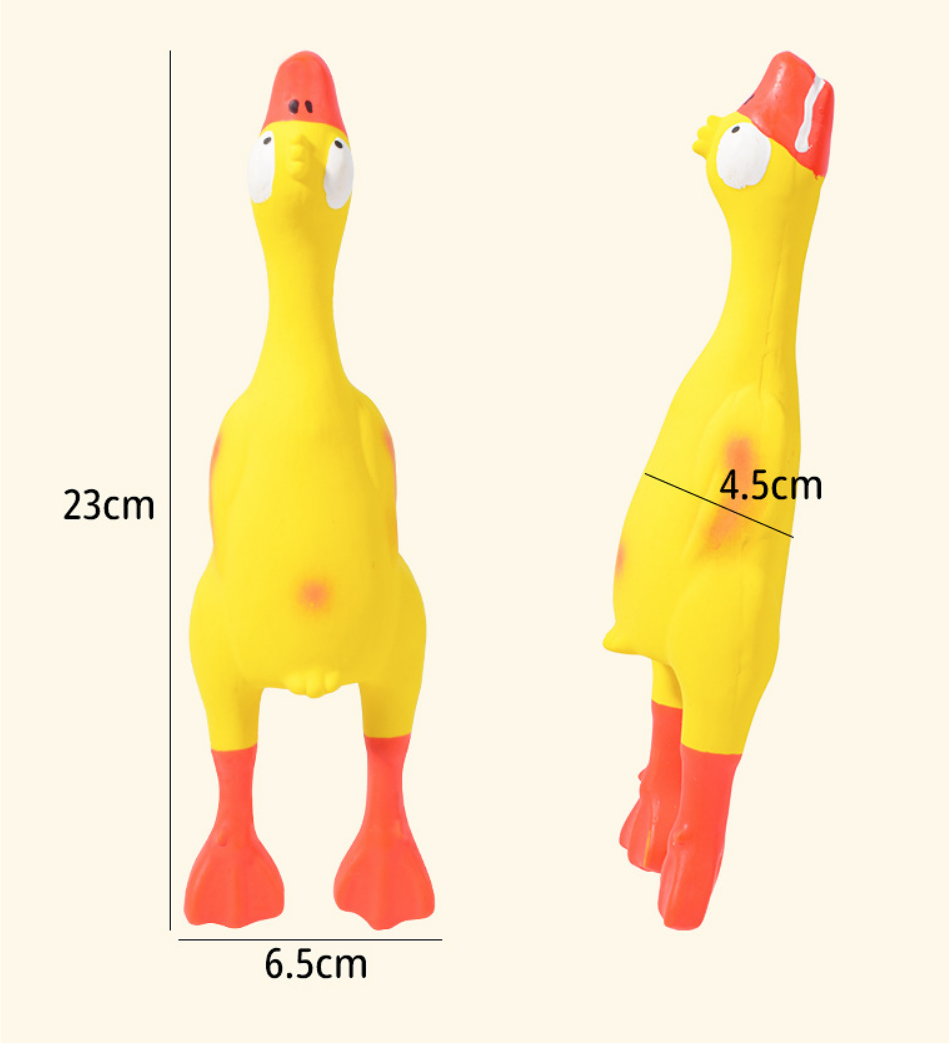 Latex Squeaky Duck Dog Toy