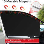 4-Pack: Car Side Window Sun Shades