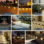 4-Pack: Solar Outdoor Garden Deck Lights