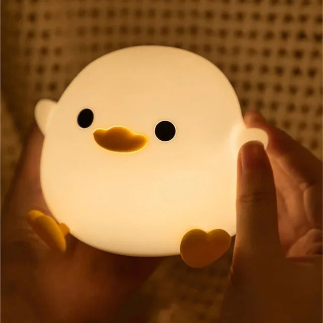 Duck Silicone Night Light - Rechargeable, Dimmable