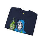Green Flame Hoodie - Crewneck Sweatshirt