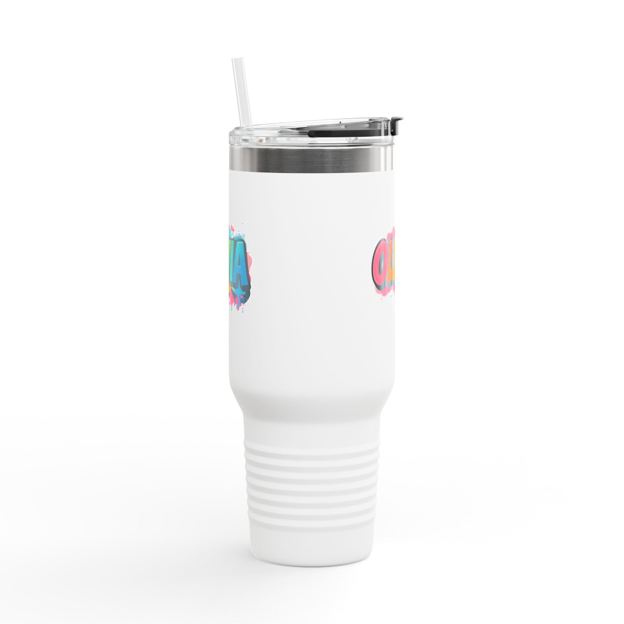 Olivia Personalized Graffiti Travel Mug