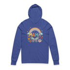 MAMA Rainbows and Butterflies - Long Sleeve Hoodie Tee