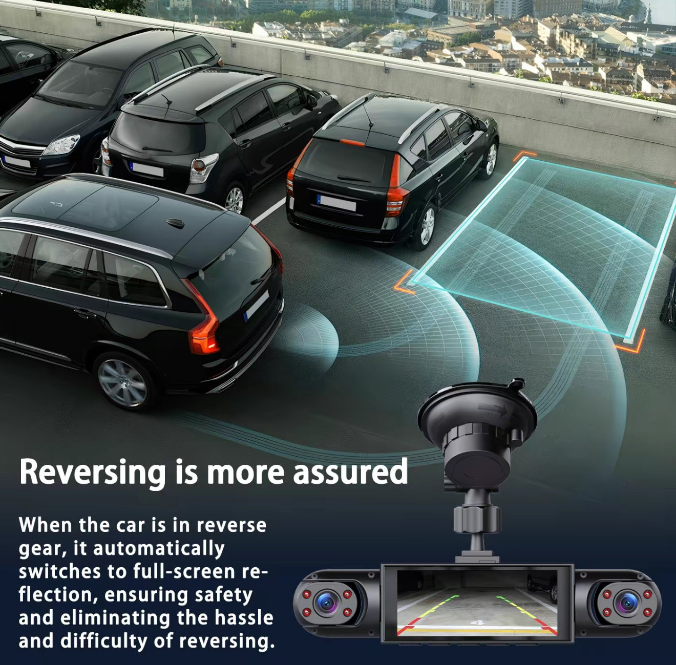 FullScope 4-Way Dash Cam