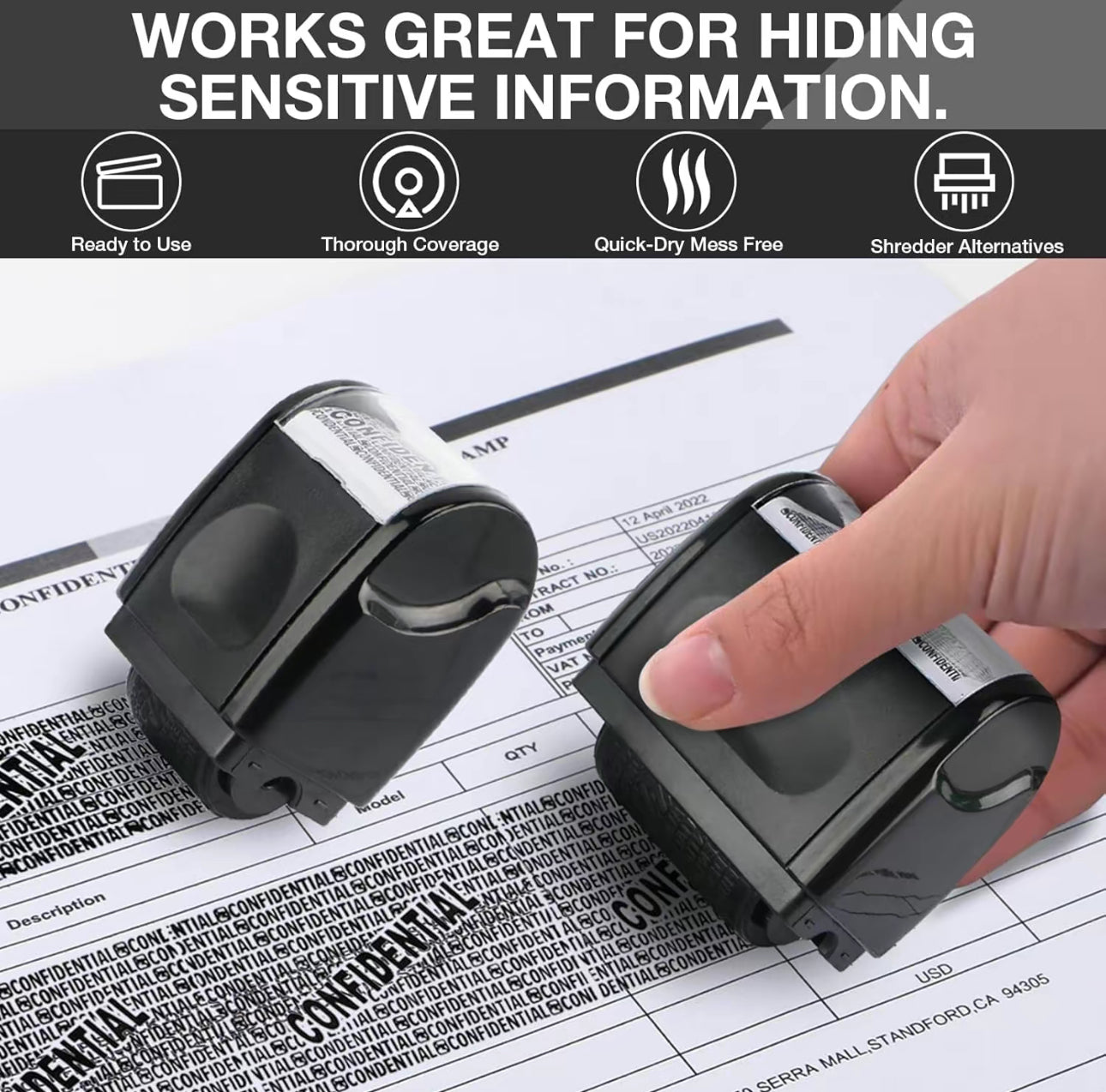 InfoGuard Roller Stamp