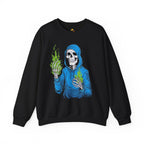 Green Flame Hoodie - Crewneck Sweatshirt