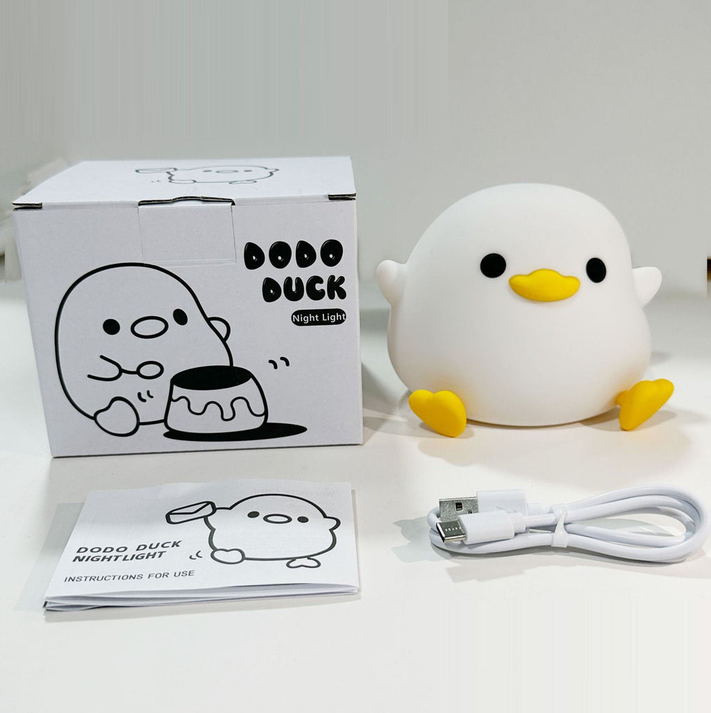 Duck Silicone Night Light - Rechargeable, Dimmable