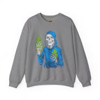 Green Flame Hoodie - Crewneck Sweatshirt