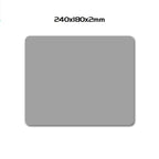 Aluminum Alloy Smooth Mouse Pad 240x180/300mm Hard Metal Slim Desk Mat Rubber Anti-slip Bottom Speed Control Mousepad For Gaming
