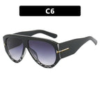T-shaped large frame sunglasses, pilot's toad fashion cross-border sunglasses, personalized women's sunglasses