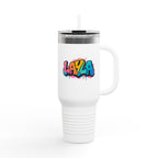 Layla Personalized Graffiti Travel Mug