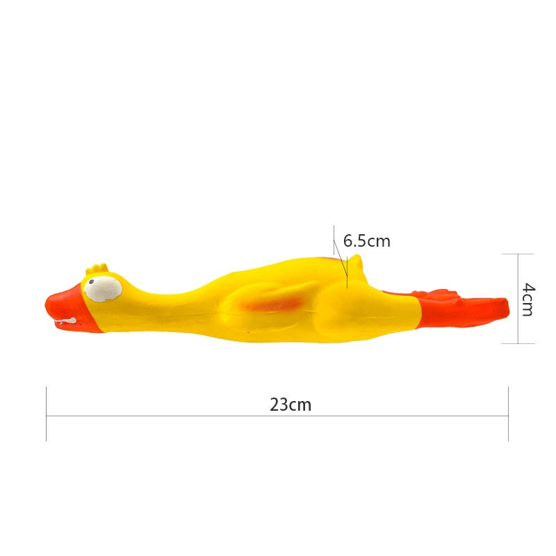 Latex Squeaky Duck Dog Toy