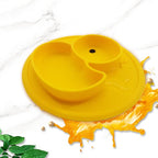 Duck Silicone Suction Baby Plate