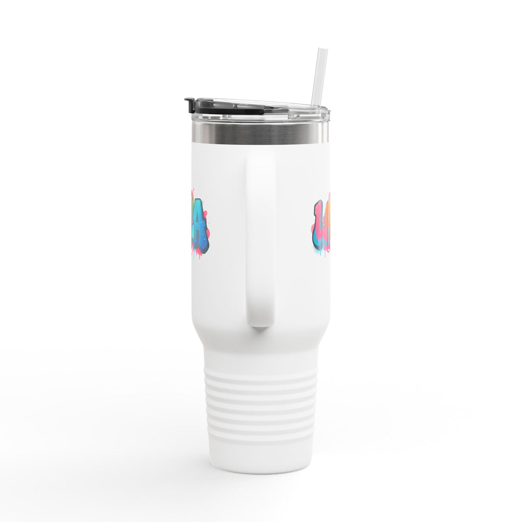 Layla Personalized Graffiti Travel Mug