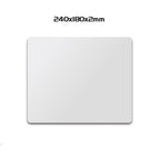 Aluminum Alloy Smooth Mouse Pad 240x180/300mm Hard Metal Slim Desk Mat Rubber Anti-slip Bottom Speed Control Mousepad For Gaming
