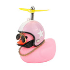 Car Duck with Helmet – Dashboard Rubber Duck