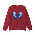 Butterfly Sweatshirt - Blue Neon Design