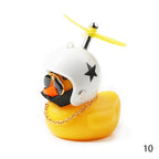 Car Duck with Helmet – Dashboard Rubber Duck