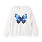 Butterfly Sweatshirt - Blue Neon Design