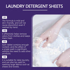 Laundry Detergent Gently Cleans Clothes Decontamination Long-Lasting Fragrance Cleaning Laundry Bubble Paper