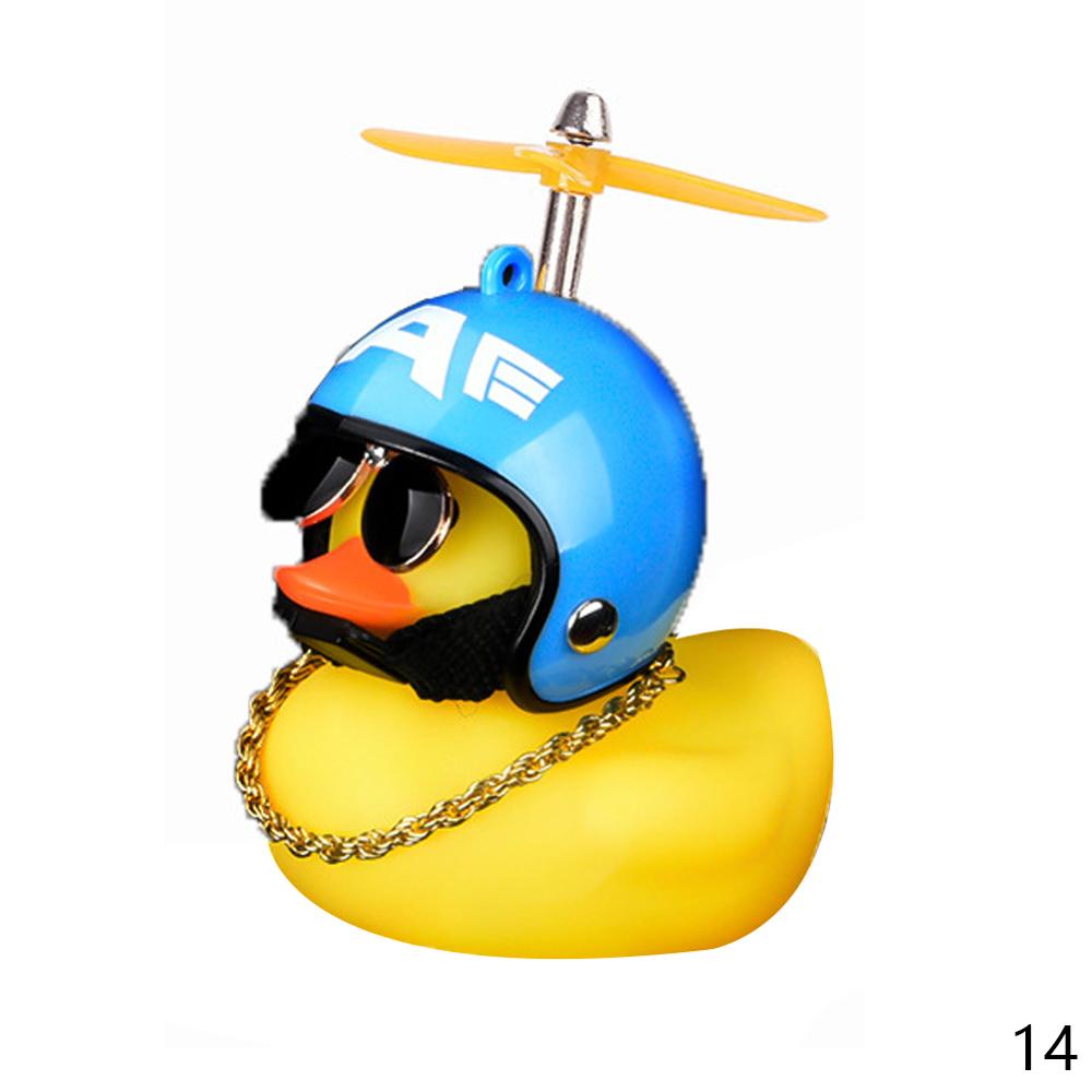 Car Duck with Helmet – Dashboard Rubber Duck