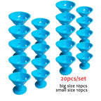 10/20pcs/set Magic Hair Care Rollers for Curlers Sleeping No Heat Soft Rubber Silicone Hair Curler Twist Hair Styling DIY Tool