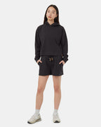 French Terry Cropped Hoodie